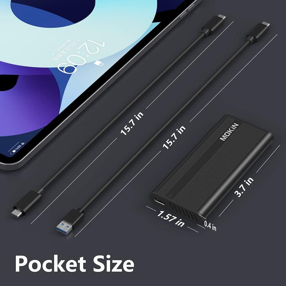 Mokin SSD Enclosure MOUD0102 — detail view