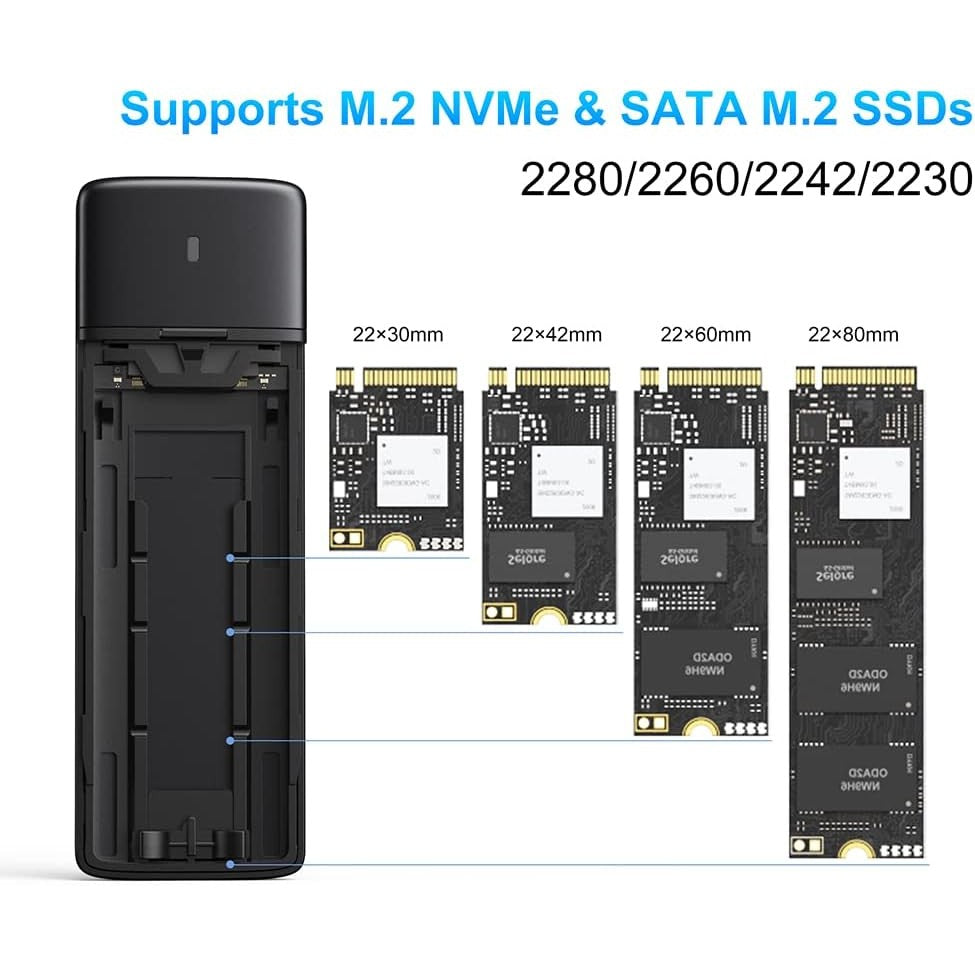 Mokin M.2 NVMe & NGFF Enclosure MOUD0501 — view 6