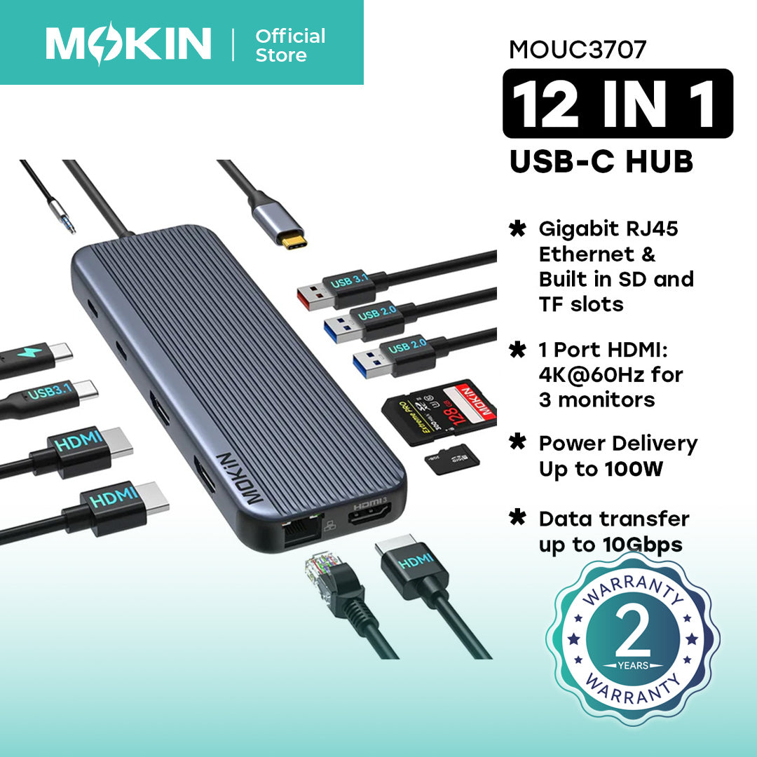 Mokin 12-in-1 USB C Multiport Hub MOUC3707 — view 2