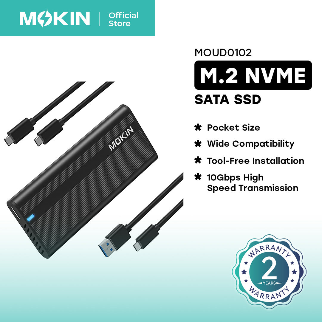 Mokin SSD Enclosure MOUD0102 — view 2