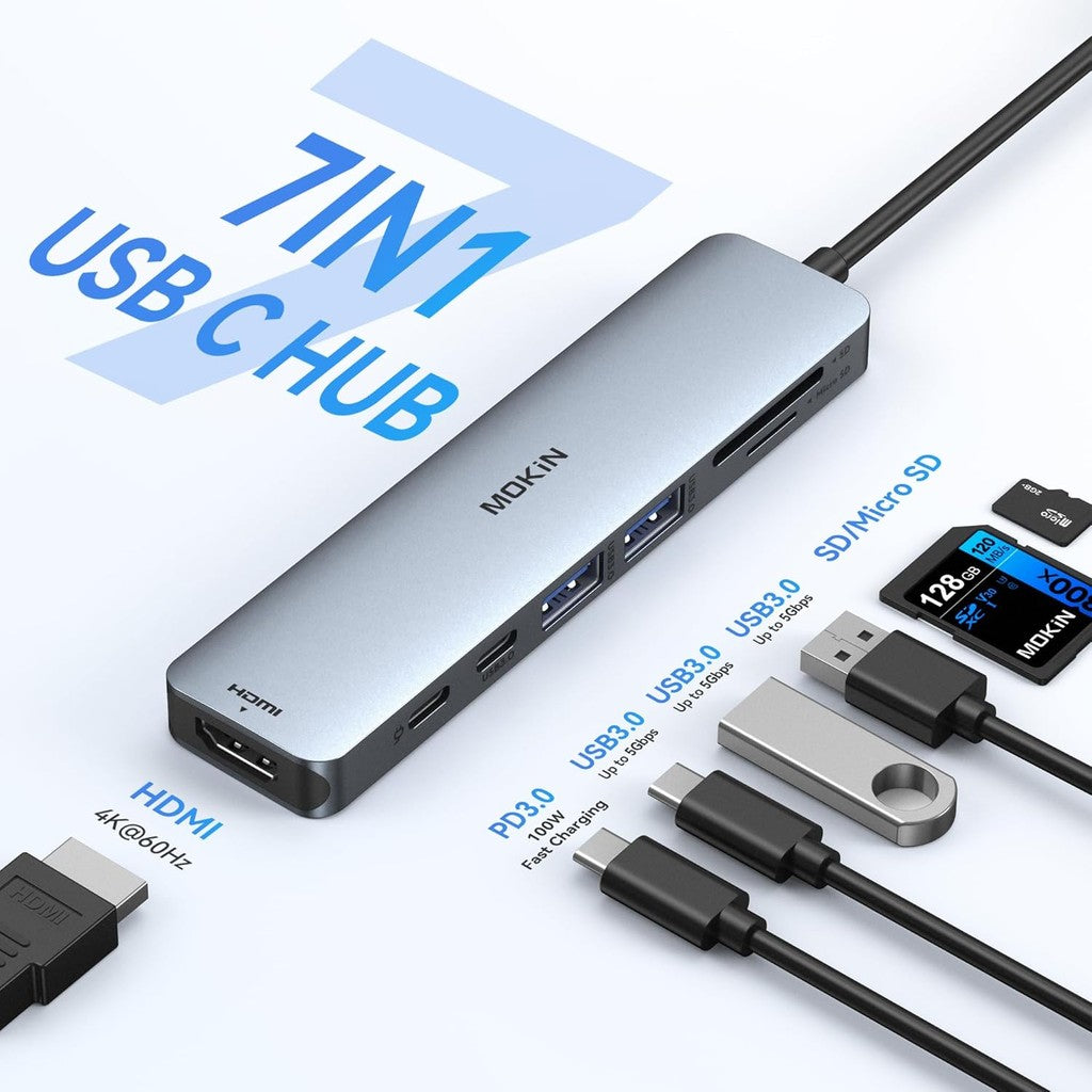 Mokin 7 in 1 USB C Multiport Hub MOUC0119 — view 7