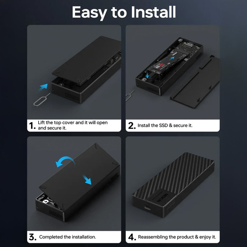 Mokin USB4 40Gbps Enclosure MOUD1101 — view 3