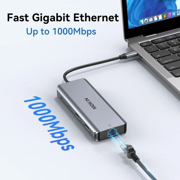Mokin 9-in-1 USB C Multifunctional Hub MOUC0313 — detail view