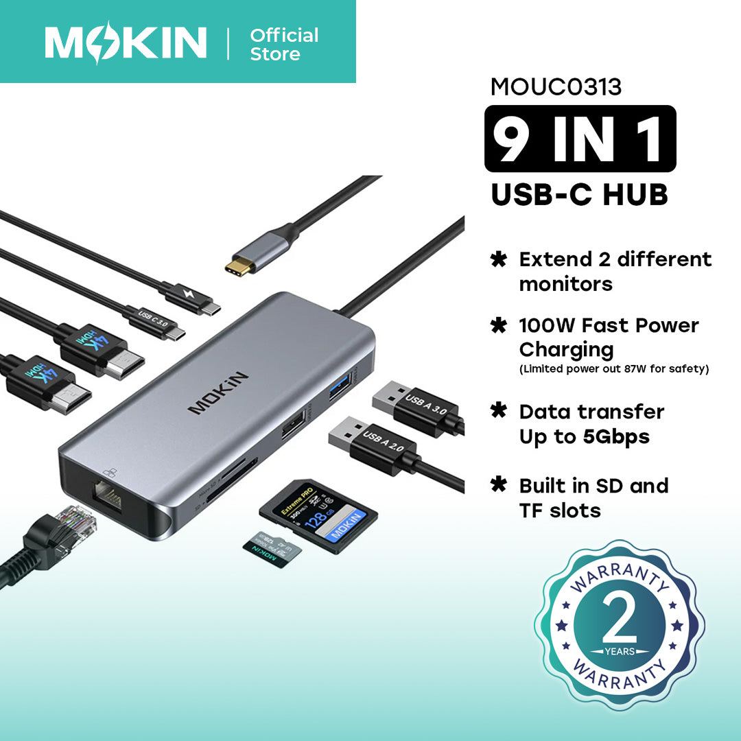 Mokin 9-in-1 USB C Multifunctional Hub MOUC0313 — view 2