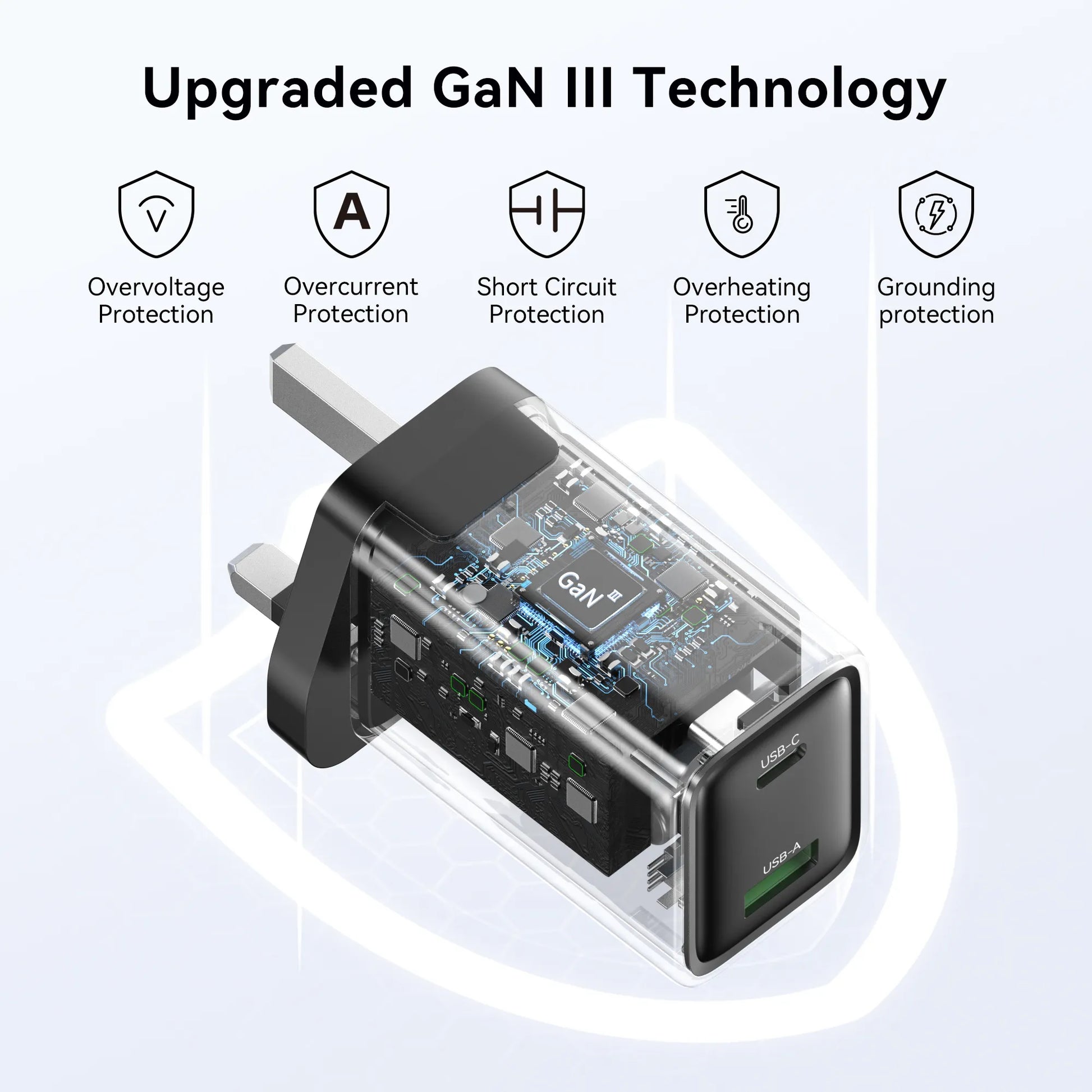 MOKiN 45W PD Wall Charger with TrueGround Anti-Shock Tech — view 5