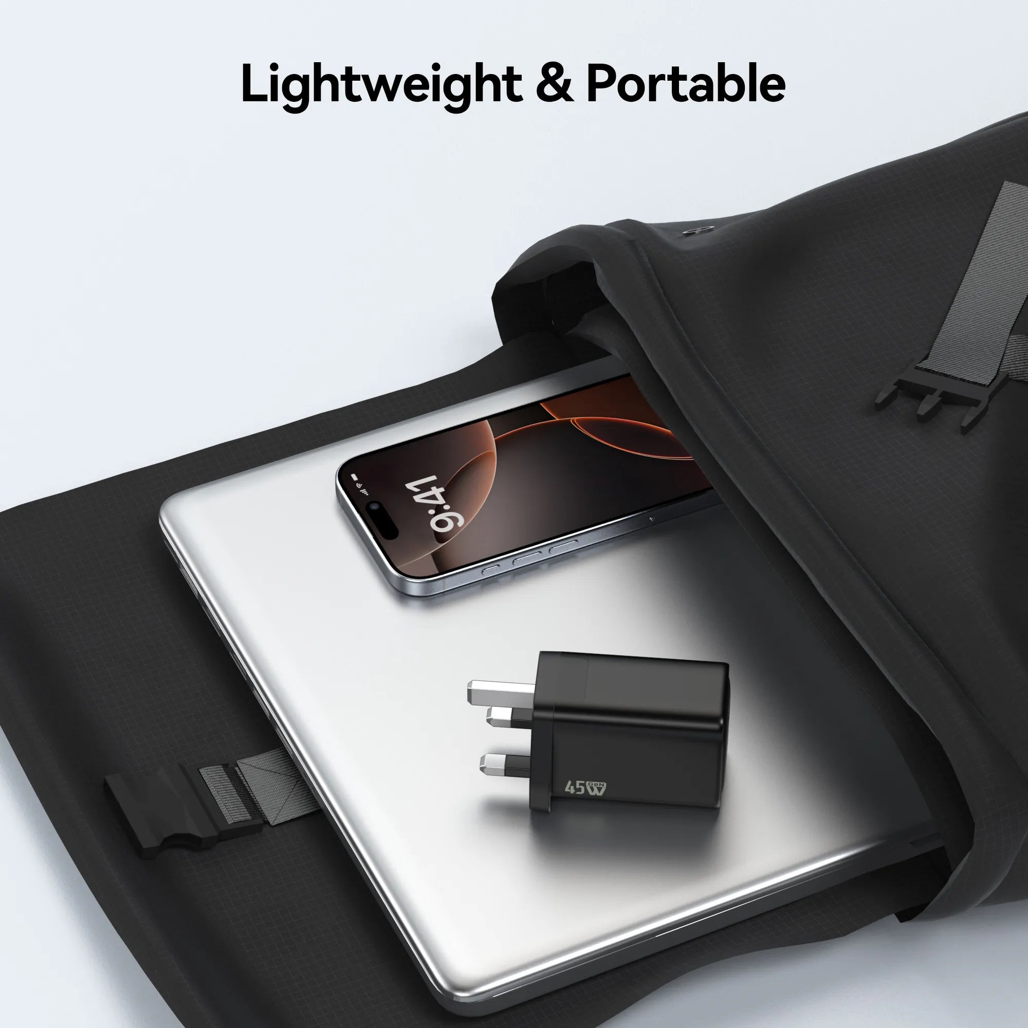 MOKiN 45W PD Wall Charger with TrueGround Anti-Shock Tech — view 7