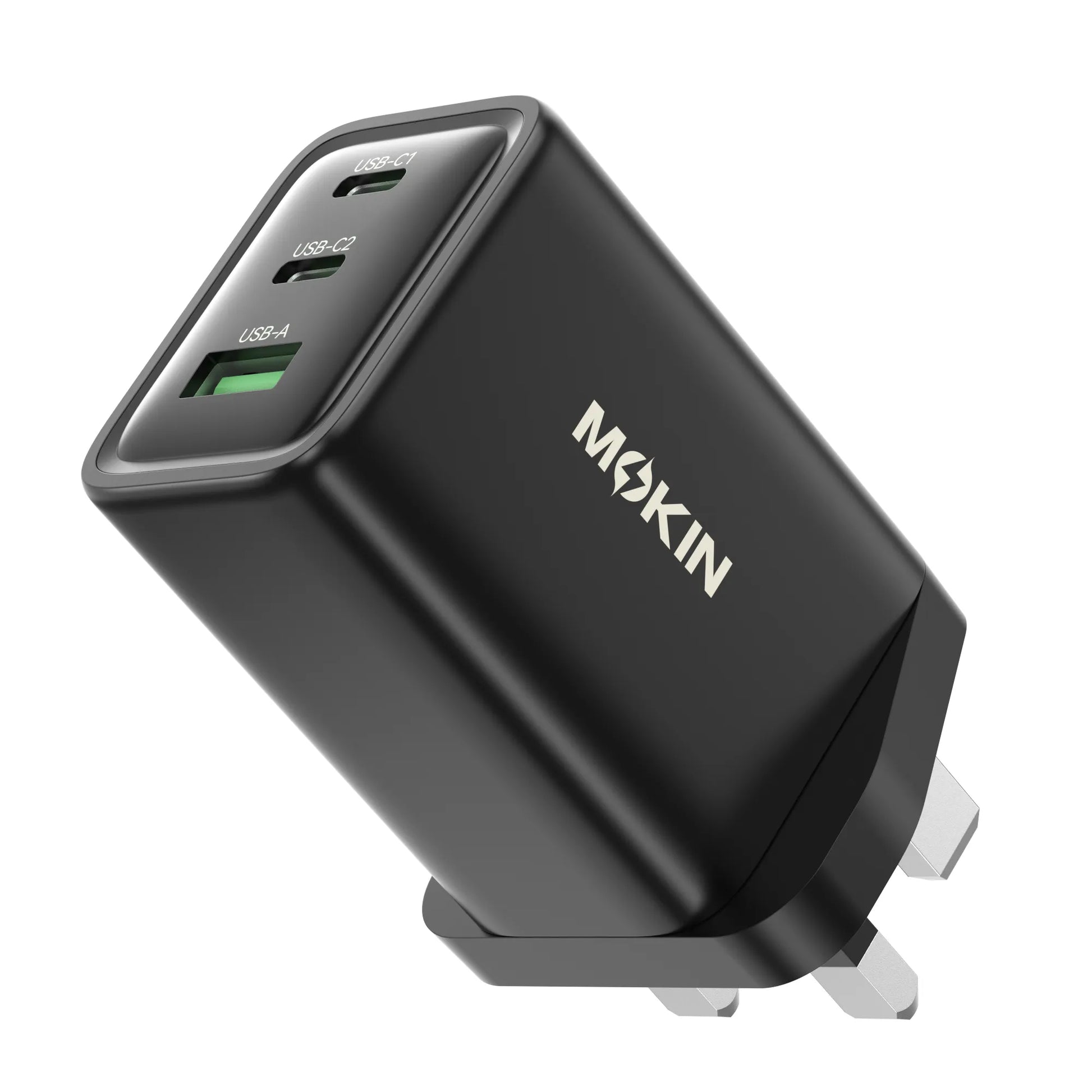 MOKiN 65W PD Wall Charger with TrueGround Anti-Shock Tech — main product view