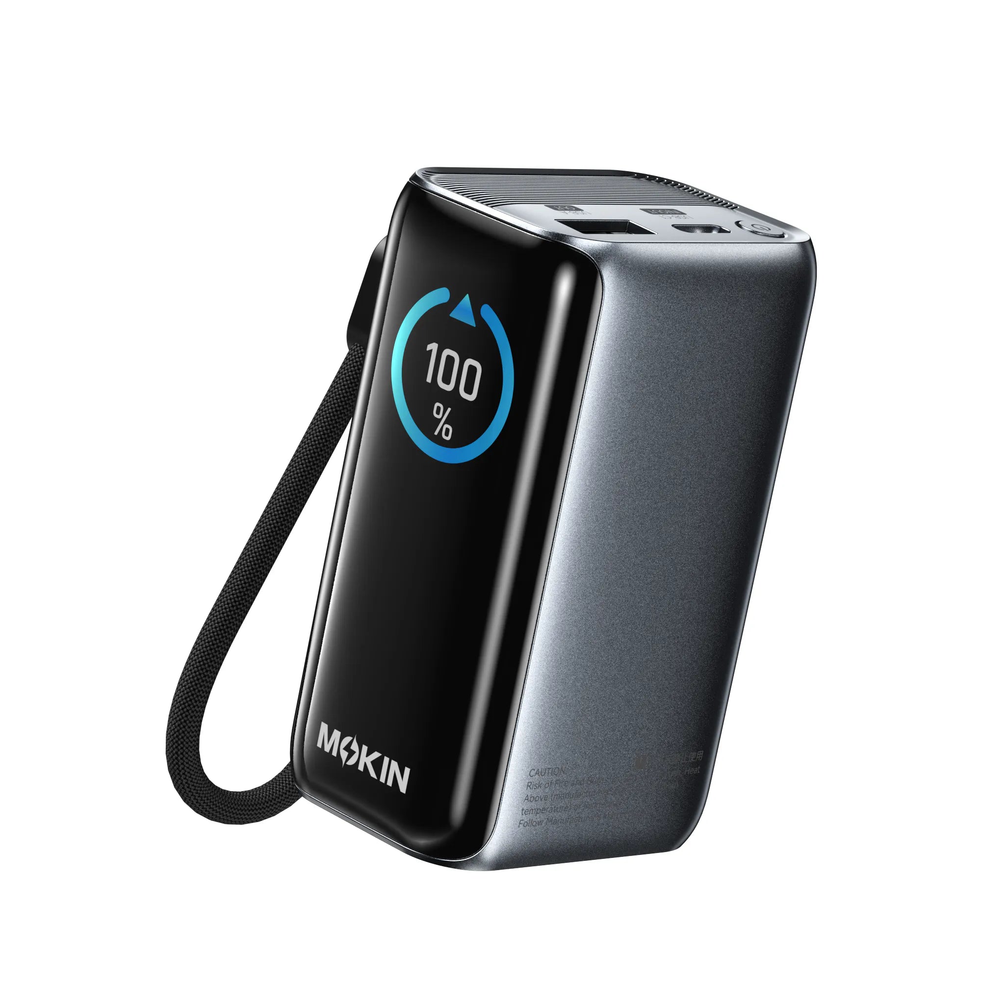 MOKiN 45W 10000mAh CCC Mini Power Bank - build in USB C cable and Smart Display — main product view
