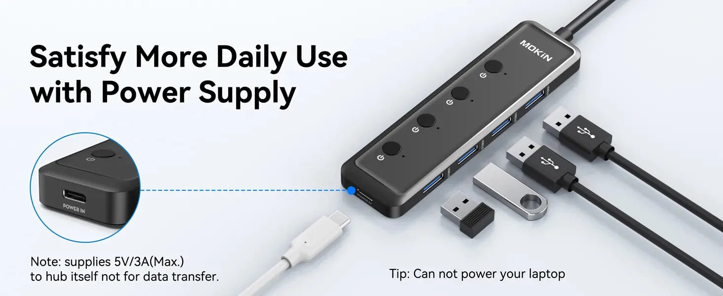 Satisfy More Daily Use with Power Supply
